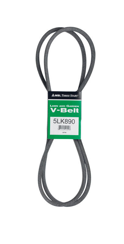 Correa en V Mitsuboshi Super KB Standard de 0,63 pulg. de ancho x 89 pulg. de largo para cortacéspedes de tractor