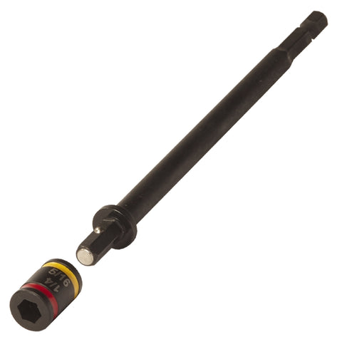 Destornillador hexagonal magnético reversible Malco C-RHEX de 1/4 y 5/16 pulg., 6 pulg. de largo