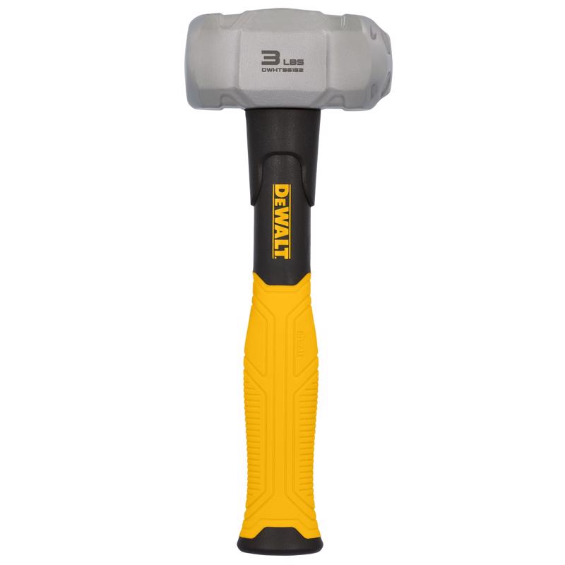 Martillo perforador de acero DeWalt de 3 lb, mango de fibra de vidrio de 8-3/4 in.