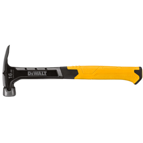 DeWalt 16 oz Smooth Face Rip Claw Hammer 7.50 in. Steel Handle (Pack of 2)