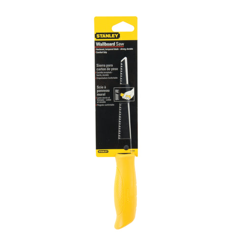 STANLEY 6 in. High Carbon Steel Drywall Wallboard Saw 9 TPI 1 pc