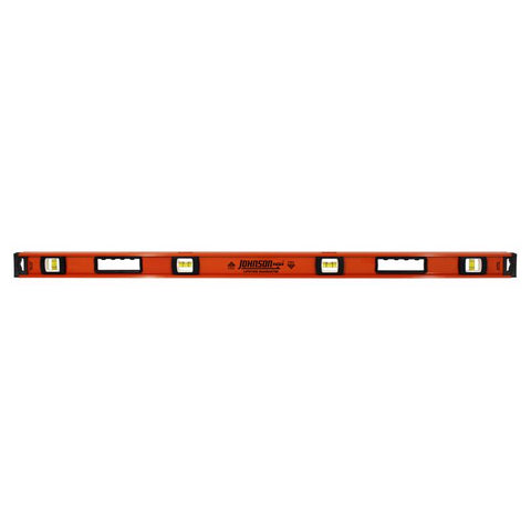 Johnson 48 in. Aluminum Heavy Duty I-Beam Level 4 vial (Pack of 2)