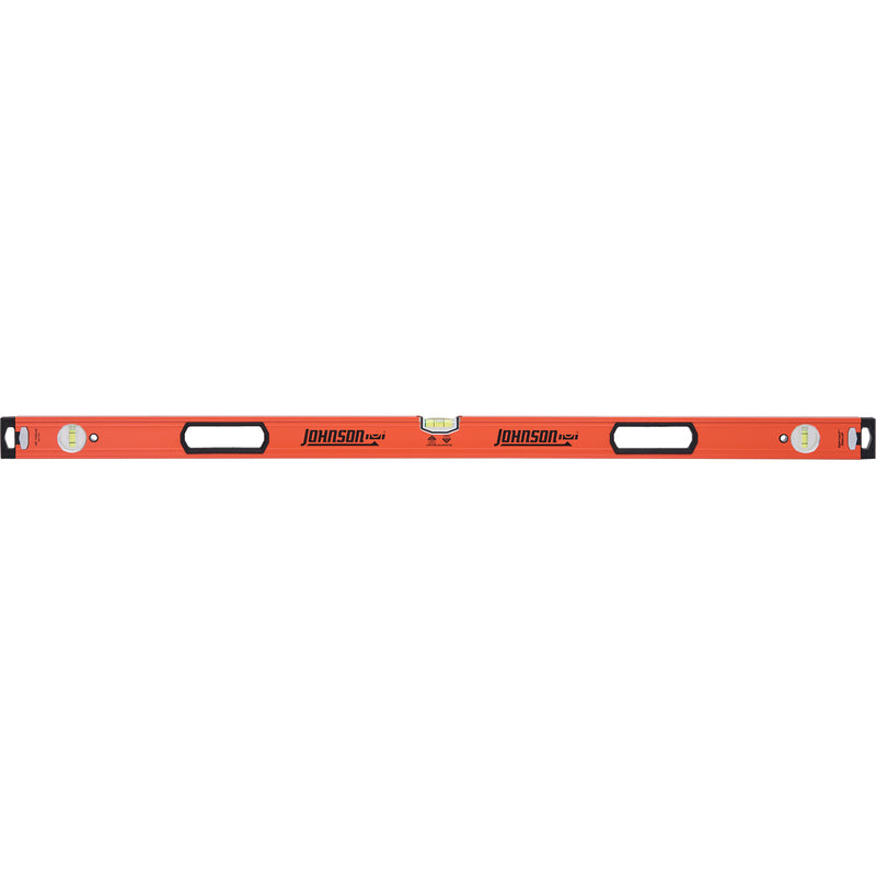 Johnson 48 in. Aluminum Heavy Duty Box Level 3 vial (Pack of 2)
