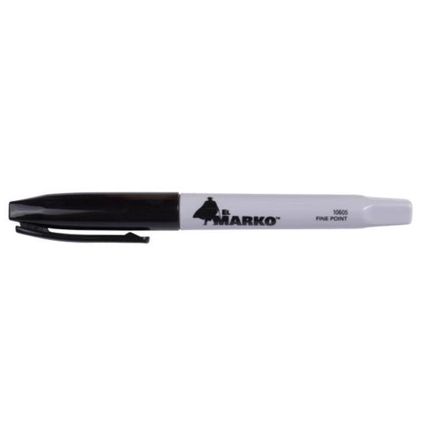C.H. Hanson El Marko Black Medium Tip Permanent Marker 1 pc (Pack of 12)