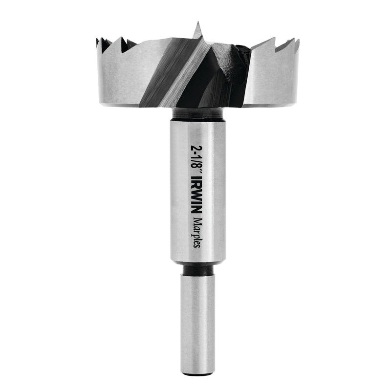 IRWIN Marples 2-1/8 in. X 4 in. L Carbon Steel Forstner Drill Bit Round Shank 1 pc