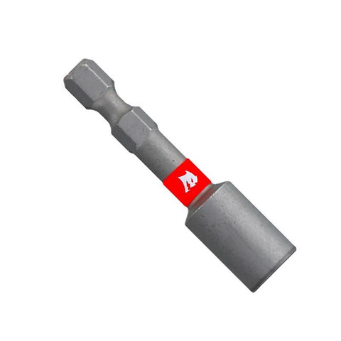Diablo 1/4 pulg. X 1-7/8 pulg. L Portatuercas Magnético de Óxido Negro 1 pza