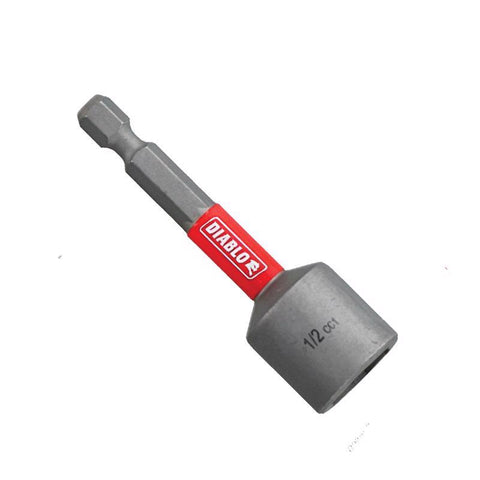 Diablo 1/2 in. X 2-9/16 in. L Black Oxide Magnetic Nut Setter 1 pc