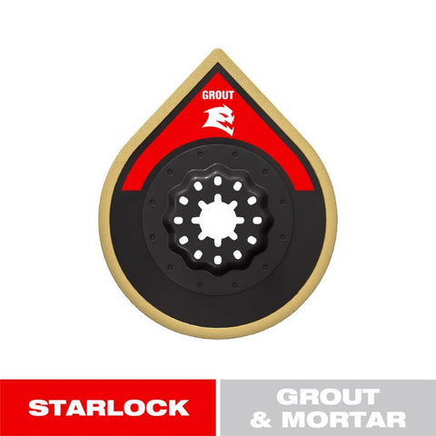 Diablo Starlock 2-3/4 in. W Carbide Grit Oscillating Sanding Blade Grout and Mortar 1 pk