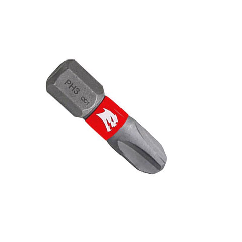 Punta de destornillador Phillips #3 X 1 pulg. L de óxido negro Diablo, paquete de 5