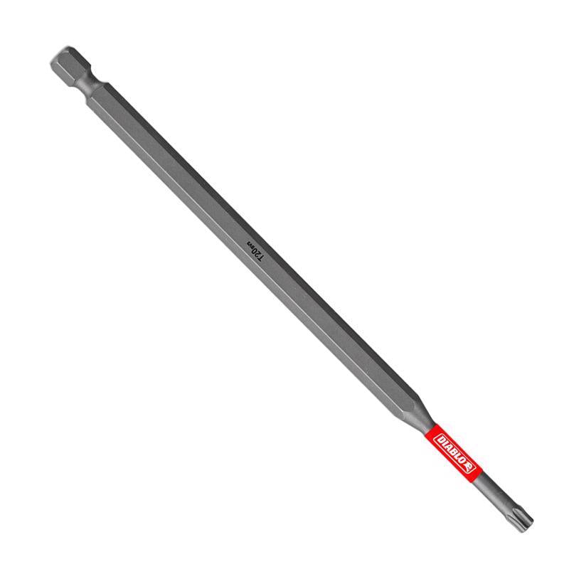 Punta de destornillador Diablo Torx #20 X 6 pulg. de largo, óxido negro, 1 pza.