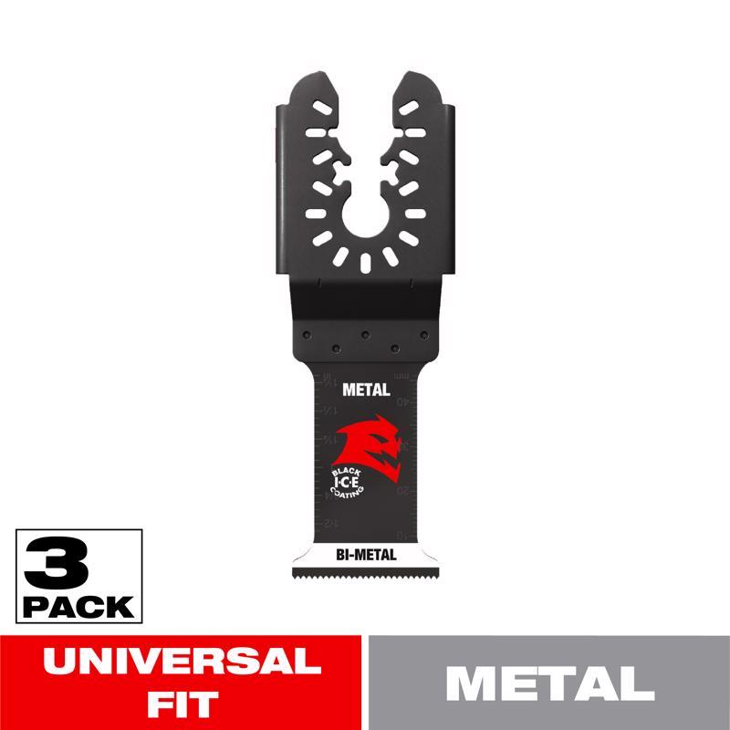 Diablo 1-1/4 in. X 1-1/4 in. W Bi-Metal Oscillating Blade Metal 3 pk