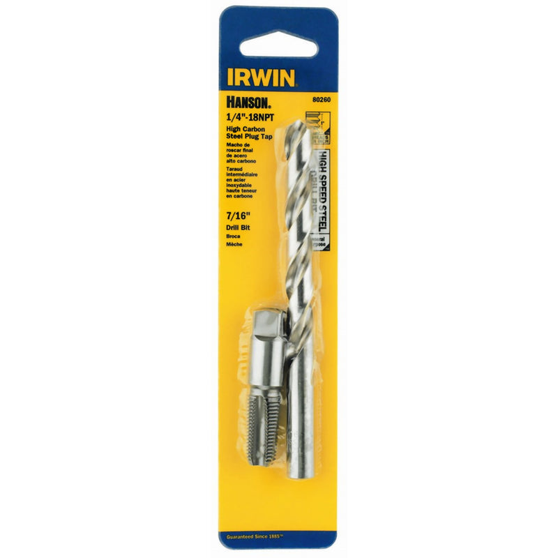 Irwin Hanson 1/4 in. Drill and Tap Bit