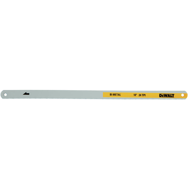 DeWalt 10 in. High Carbon Steel Hacksaw Blades 24 TPI 2 pk