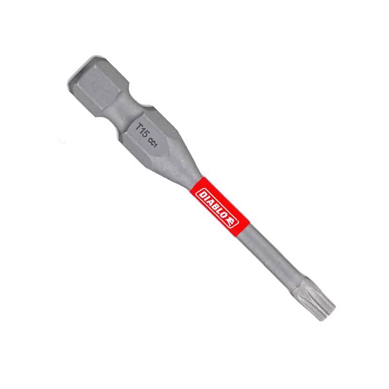 Diablo Torx #15 X 2 in. L Driver Bit Black Oxide 15 pk