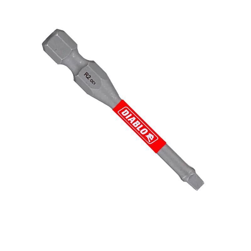 Diablo Square #2 X 2 in. L Driver Bit 15 pk