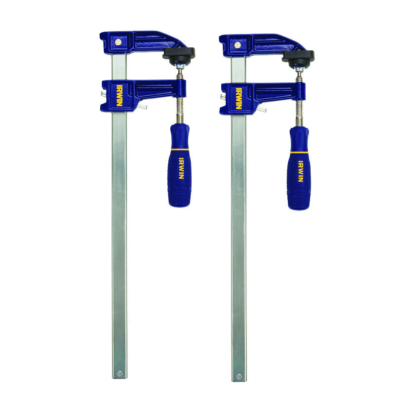 Irwin 12 in. X 2-1/2 in. D F Clamp Set 600 lb 2 pk