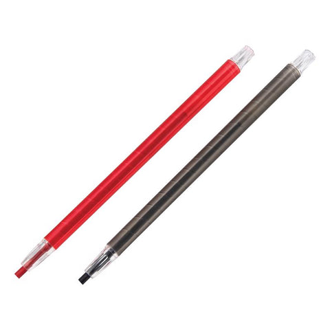 QEP .35 in. L China Marker Black/Red 2 pc