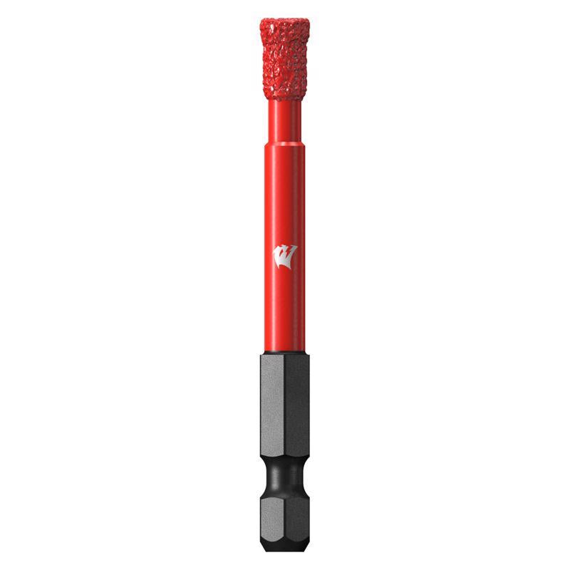 Diablo 1/4 in. Diamond Grit 5.52 in. L X 1/4 in. D Hole Saw