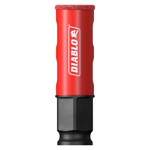 Diablo 3/4 in. Diamond Grit 5.52 in. L X 1/4 in. D Hole Saw