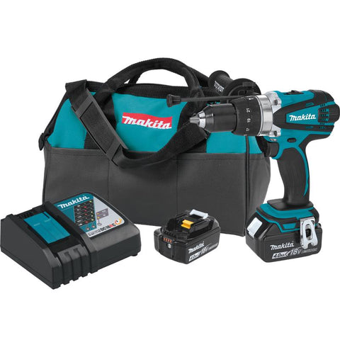 Makita 18V LXT 1/2 in. Brushless Cordless Hammer Drill/Driver Kit (Battery & Charger)