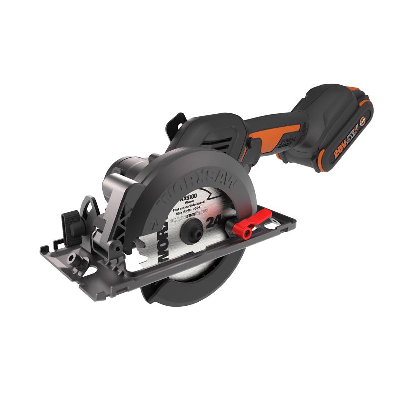 Worx 20V MAX 4-1/2 in. Cordless Brushless Compact Circular Saw