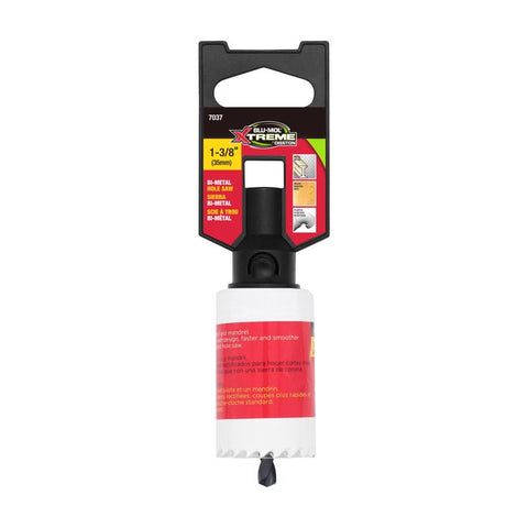 Blu-Mol Xtreme 1-3/8 in. Bi-Metal 1/4 in. D Hole Saw Arbor Included