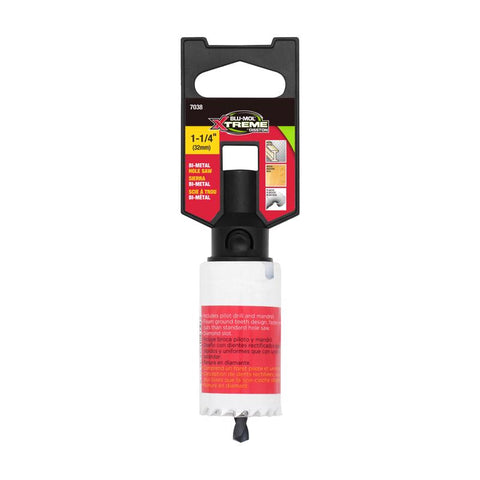 Blu-Mol Xtreme 1-1/4 in. Bi-Metal 1/4 in. D Hole Saw Arbor Included