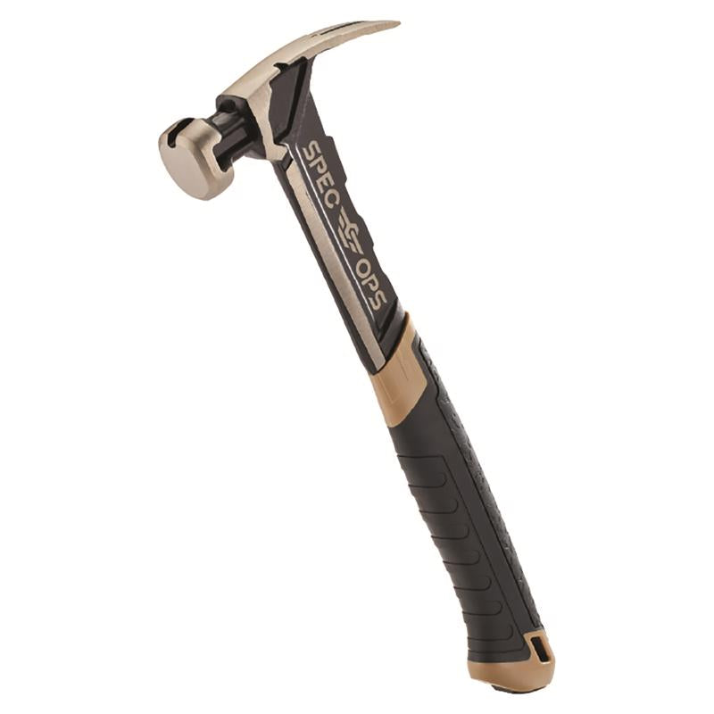 Spec Ops 28 oz Milled Face Rip Claw Hammer 13 in. Steel Handle