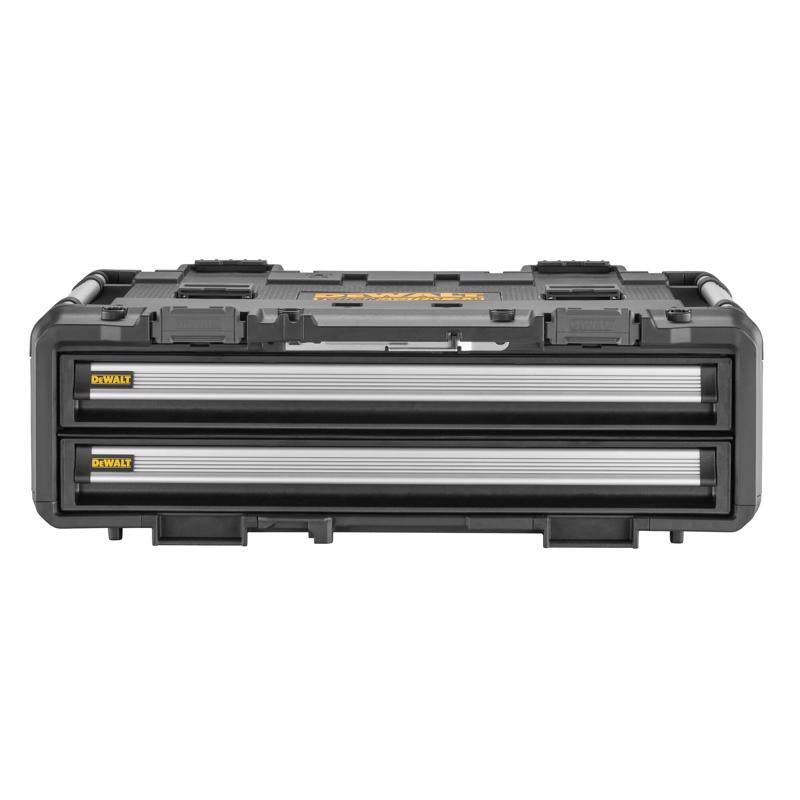 DeWalt ToughSystem 2.0 DXL 30 in. Double Shallow Drawers Tool Box 2633.4 cu in Black/Yellow