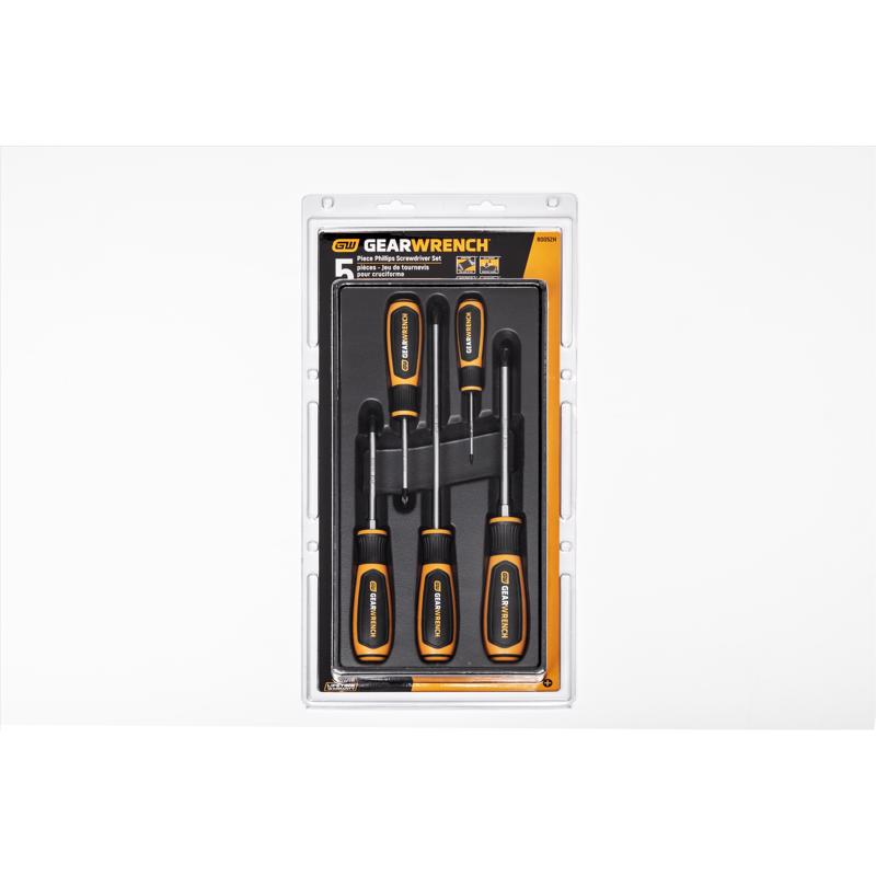 Juego de destornilladores de estrella GEARWRENCH, 5 piezas
