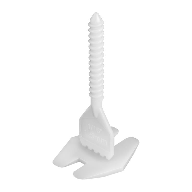 QEP Lash 2.61 in. H X 1.11 in. W X 1.59 in. L Plastic Tile Leveling Clips 100 pc