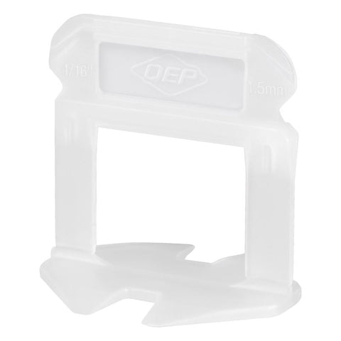QEP Xtreme 1.29 in. H X 1.08 in. W X .95 in. L Plastic Tile Leveling Clips 500 pc