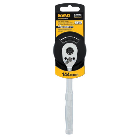 DeWalt Toughseries 1/4 in. drive Quick-Release Ratchet 144 teeth