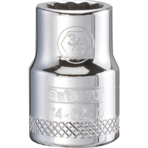 DeWalt 3/8 in. X 3/8 in. drive SAE 12 Point Socket 1 pc