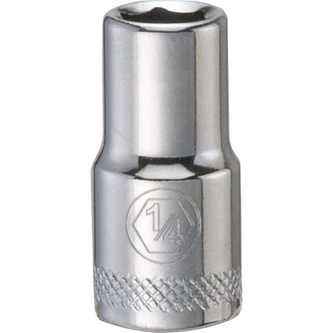 DeWalt 1/4 in. X 1/4 in. drive SAE 6 Point Socket 1 pc