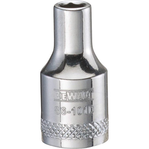 DeWalt 4 mm X 1/4 in. drive Metric 6 Point Socket 1 pc