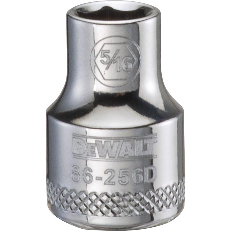 DeWalt 5/16 in. X 3/8 in. drive SAE 6 Point Socket 1 pc