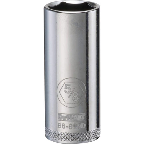 DeWalt 5/8 in. X 3/8 in. drive SAE 6 Point Deep Socket 1 pc