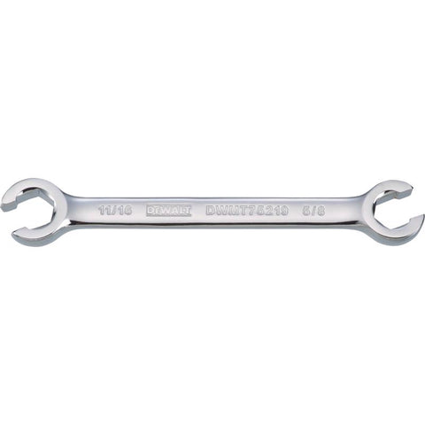 DeWalt 5/8 in. X 11/16 in. SAE Flare Nut Wrench 1 pc