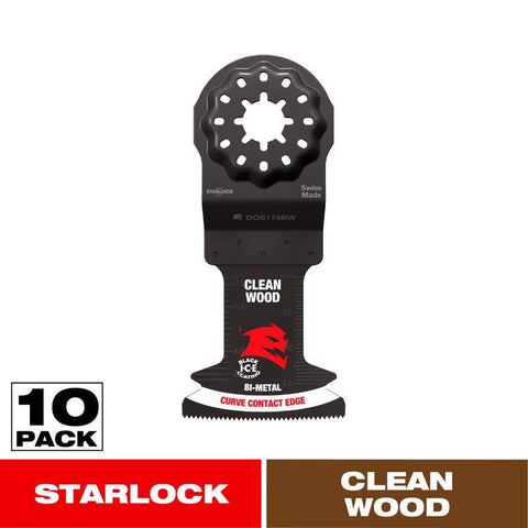 Diablo Demo Demon 1-3/4 in. W Bi-Metal Starlock Curved Oscillating Blade Nail-Embedded Wood 1 pk