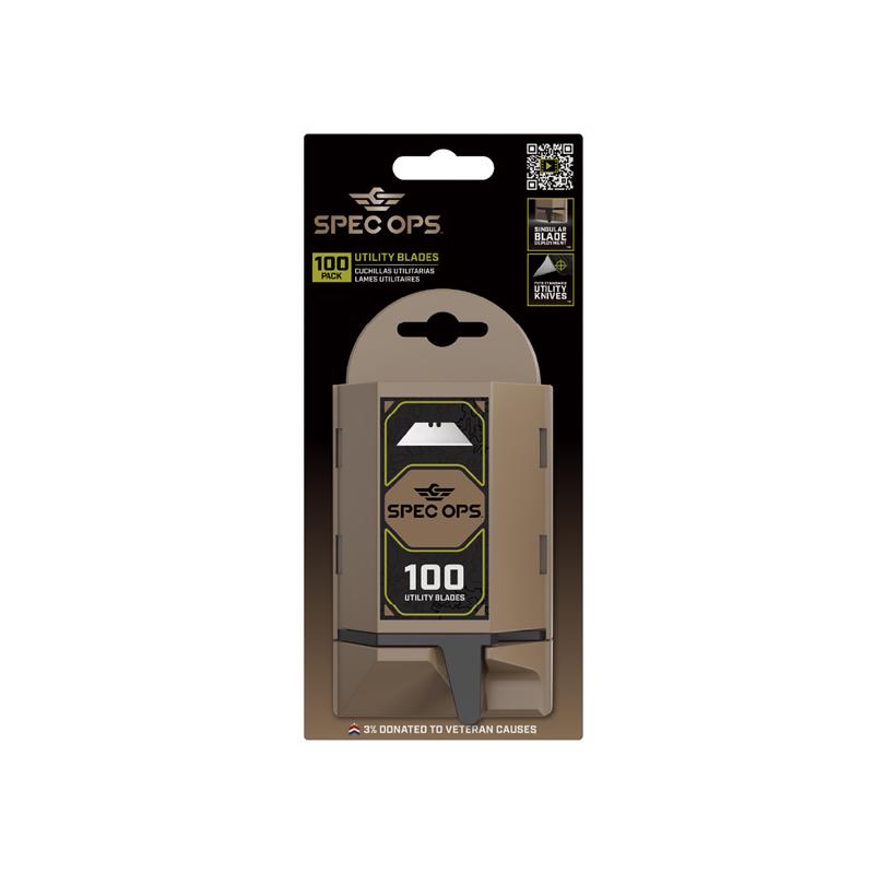 Spec Ops Steel Utility Blade Dispenser with Blades 1 each