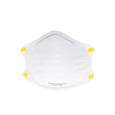 Mascarilla facial desechable tipo cono N95 PIP Pro Safety, blanca, paquete de 10