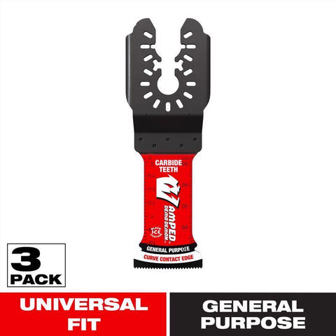 Diablo Demo Demon 2-1/8 in. L X 1-1/4 in. W Carbide General Purpose Oscillating Blade 3 pk