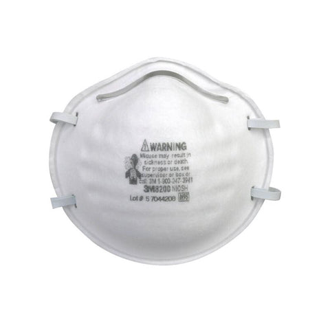 3M N95 Disposable Particulate Respirator White 40 pk