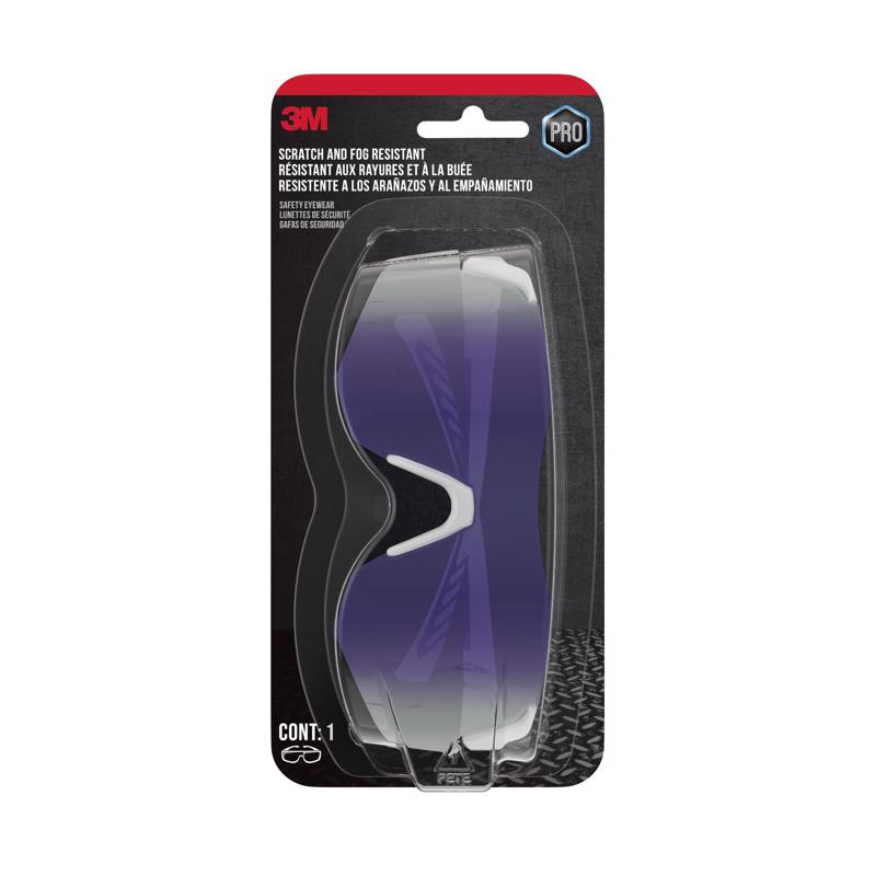 3M Anti-Fog Mirrored Safety Glasses Purple Lens