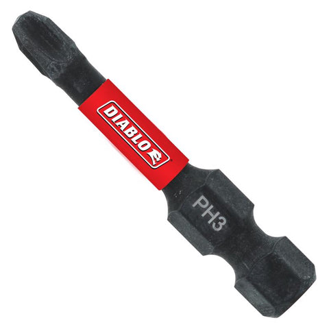 Diablo 2 in. L #3 Driver Bit Steel 1 pc (Pack of 50)