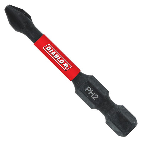 Diablo Phillips 2 in. L #2 Screwdriver Bit Steel 1 pc (Pack of 50)