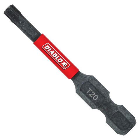 Diablo 2 in. L T20 Screwdriver Bit Steel 1 pc (Pack of 50)