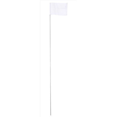 CH Hanson Co. 15 in. White Stake Flags PVC 1 pk