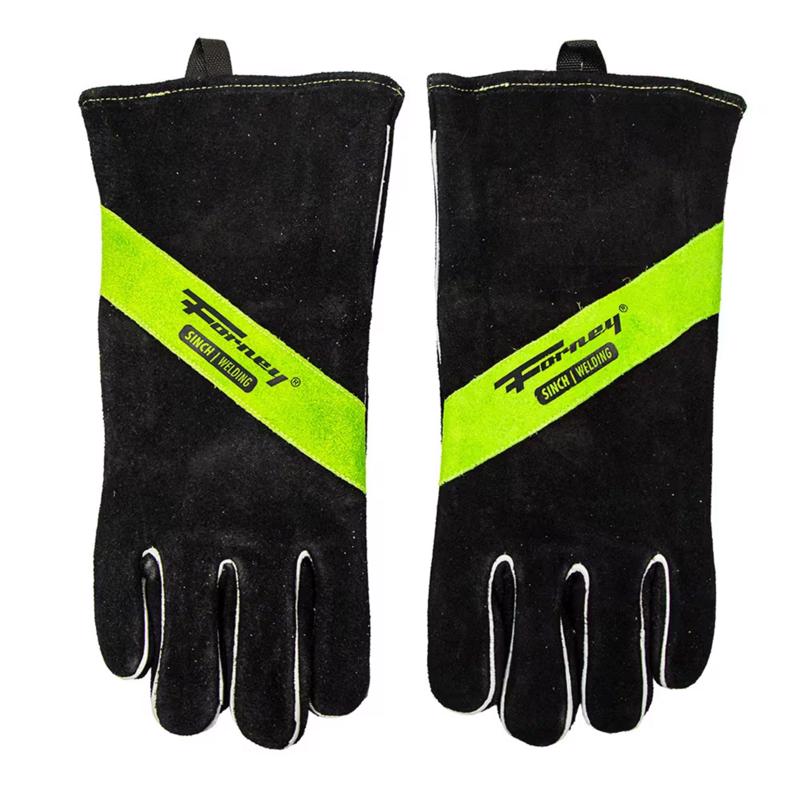 Forney 15 in. Insulated Cowhide Welding Gloves Black M 1 pk